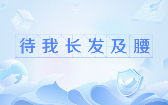 待我长发及腰(网络流行语)