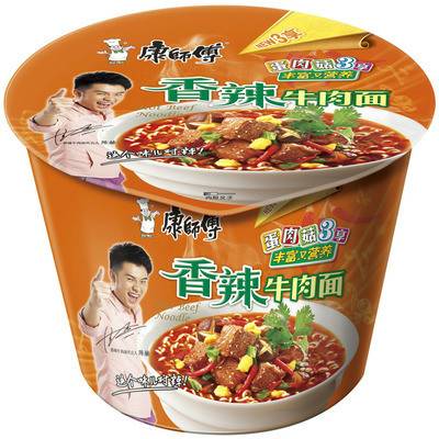 康师傅香辣牛肉面