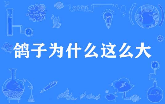 鸽子为什么这么大