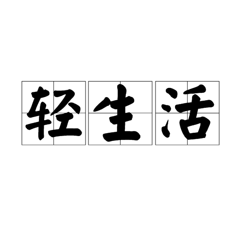 轻生活(生活概念)