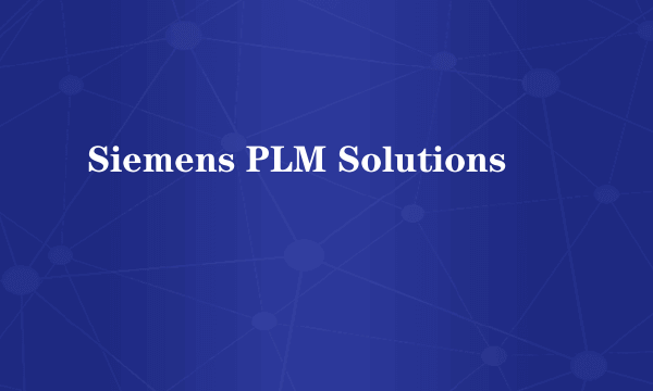 Siemens PLM Solutions