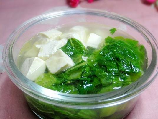 青菜豆腐汤