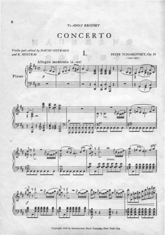 D大调小提琴协奏曲(俄国作曲家柴科夫斯基乐曲作品)