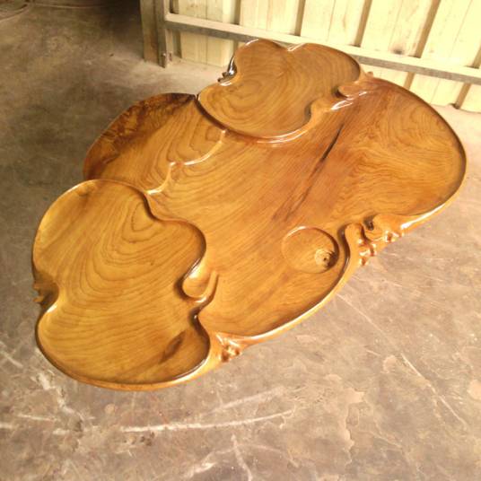 根雕茶盘