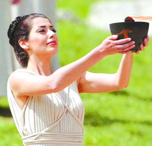 奥林匹克圣火（奥运会主会场火炬燃烧火焰）