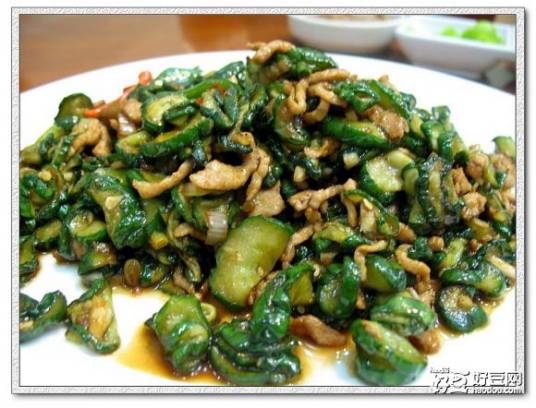 黄瓜炒肉