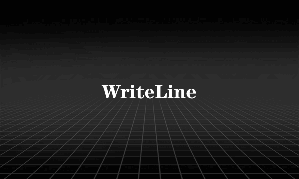 WriteLine