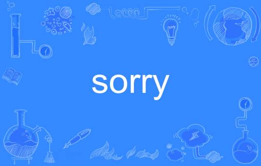 SORRY（一个英文单词）