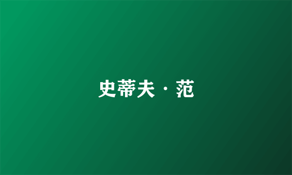 史蒂夫·范