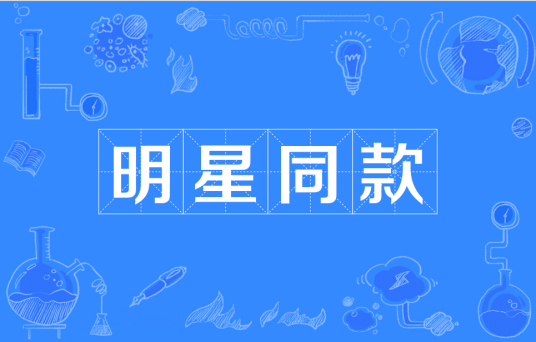 明星同款(与明星同样的款式)