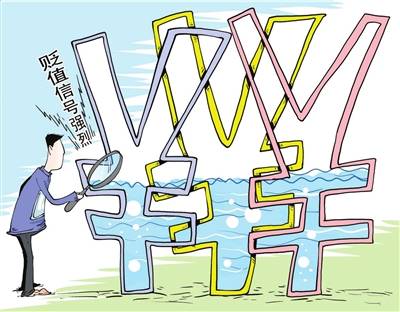 人民币对内贬值