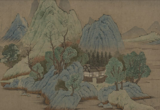 山居图(宋末元初钱选创作绘画)
