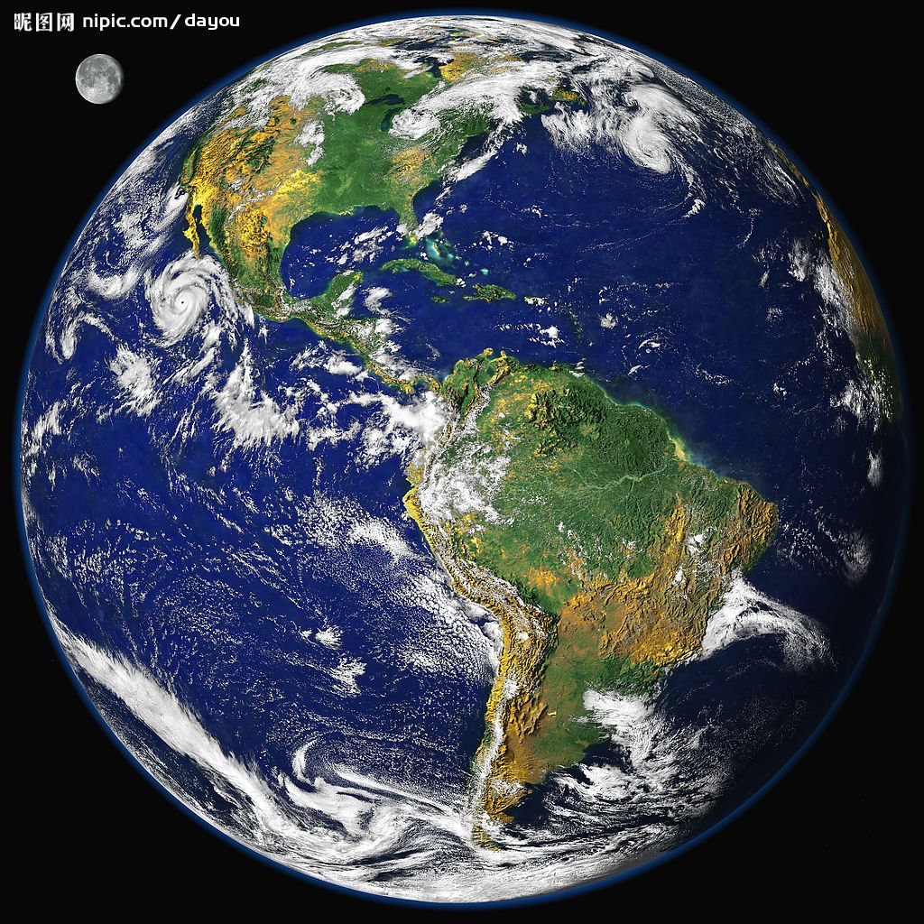 宇航员在天际遨游时看到的地球是什么样子的？