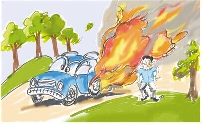 湖南高速上大客车烧得只剩空壳，导致起火的原因有哪些？