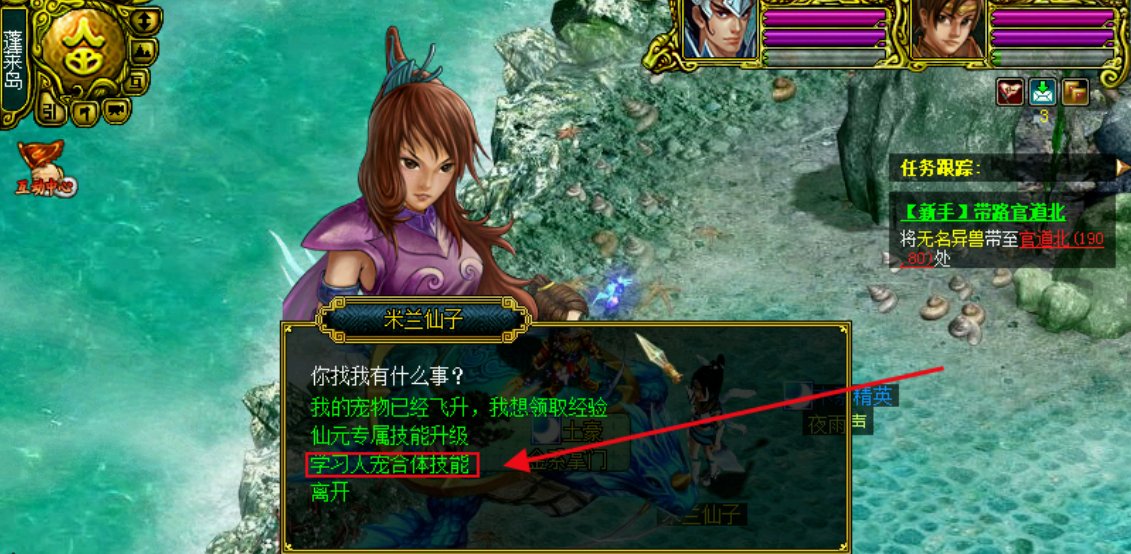 问道人宠合一怎么弄？