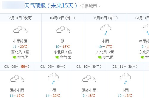12345天气预报15天