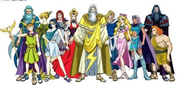 希腊神话人物之间是什么关系 表