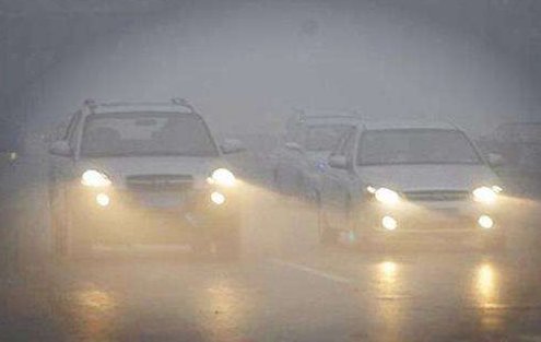 驾驶机动车在雾天行车开启雾灯和危险报警闪光灯