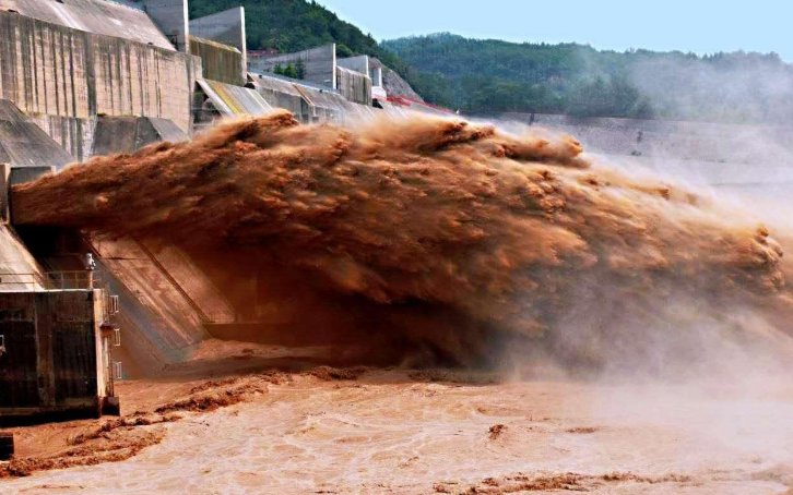 黄河小浪底水库排沙