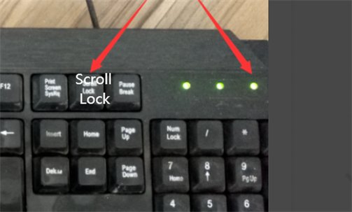 电脑键盘上面3个灯怎么关和怎么开？