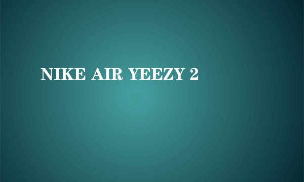 NIKE AIR YEEZY 2