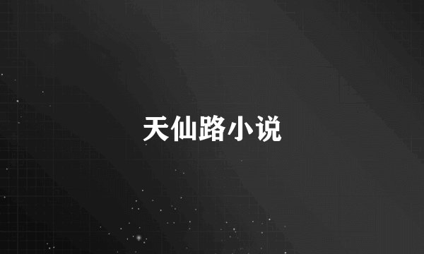 天仙路小说