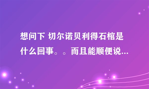想问下 切尔诺贝利得石棺是什么回事。。而且能顺便说些有关切尔诺贝利的秘密点的事项么，不要百科那些里头