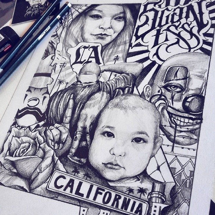 有没有人懂奇卡诺字体是什么啊,我想纹个花体字纹身,不知道奇卡诺是个字体还是统称