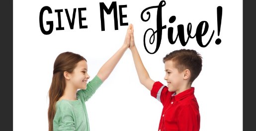 give me five什么意思