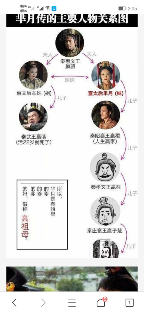 芈月和秦始皇什么关系图