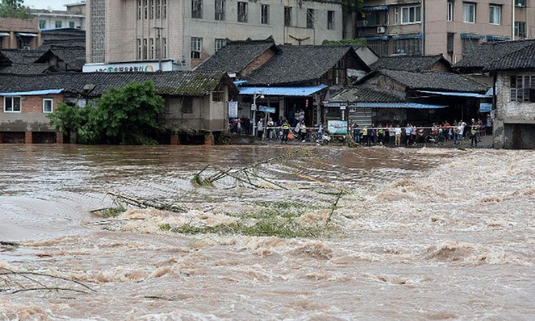 四川l乐山洪水拦腰截断大桥，受灾情况如何