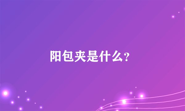 阳包夹是什么？
