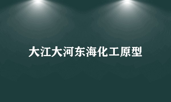 大江大河东海化工原型