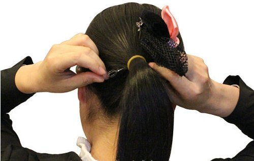 职业头花发网网兜怎么使用？