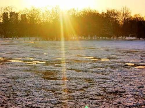 雪后阳光的美句